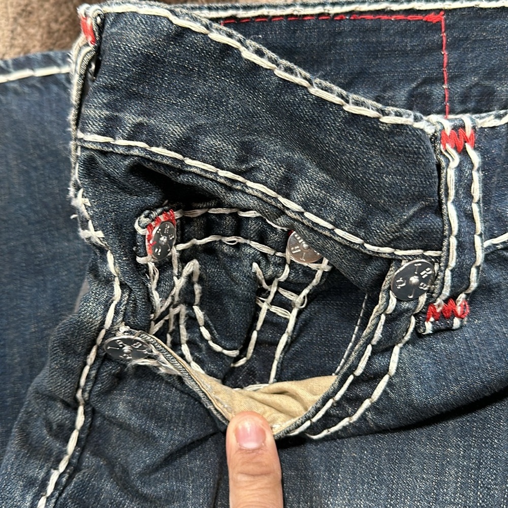 True Religion RICKY Relaxed Straight Men’s Jeans 👖 Pants Size: 32 Retails: $239 - Picture 9 of 10